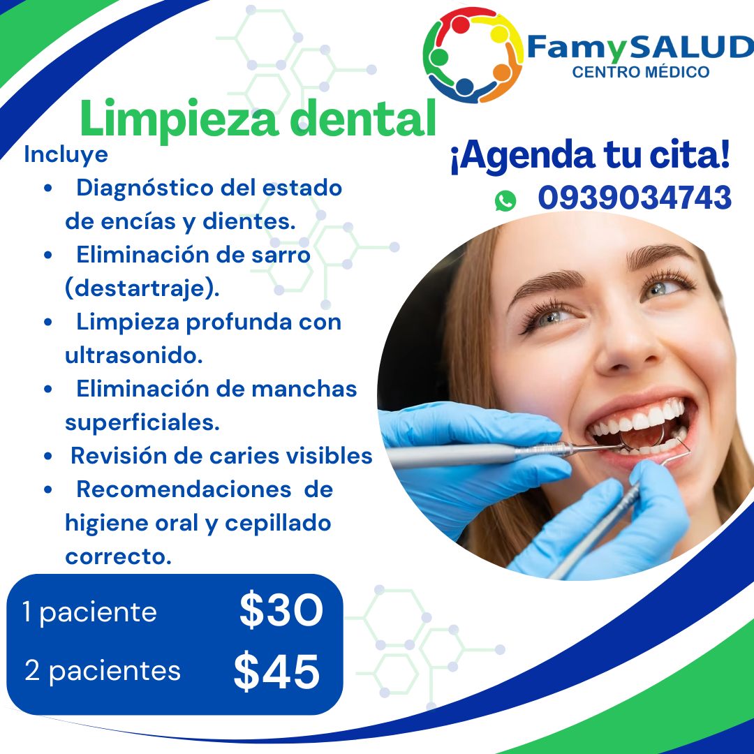 Promoción de odontología en FamySALUD