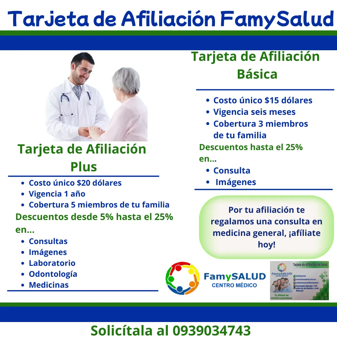 Promoci&oacute;n de Centro M&eacute;dico FamySALUD