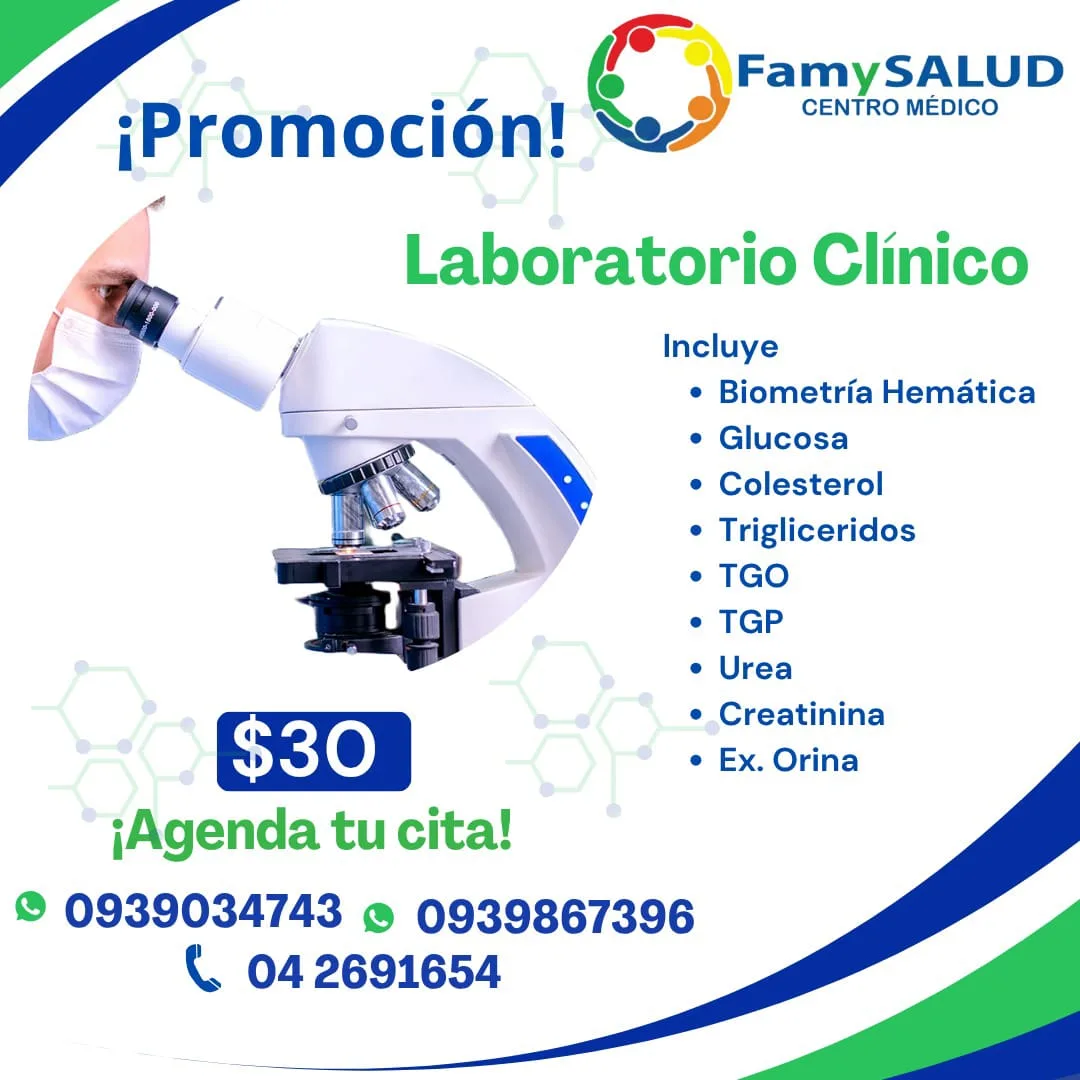 Promoci&oacute;n de Centro M&eacute;dico FamySALUD
