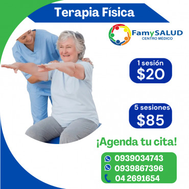 Las terapias físicas ayudan a la recuperación muscular después de alguna enfermedad o lesión, agenda tu cita con nuestro fisioterapeúta para que te sientas mejor.