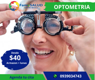 Con un exámen optométrico puedes conocer como está tu salud visual. contamos con una amplia variedad de armazones de lentes , tanto para hombre o mujer o niño, separa tu cita totalmente gratis.