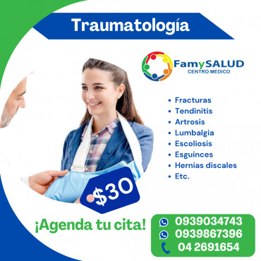 Tuvistes una lesión o sufres de dolores articulares o musculares, entonces necesitas un traumatólogo, contamos con los mejores especialistas 