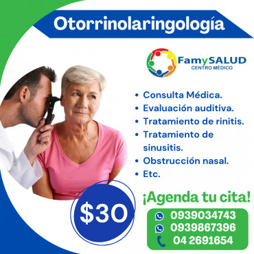Sufres de molestias frecuentes en garganta, nariz o oídos? ¡No lo ignores! atiende esas molestias, no esperes más.
