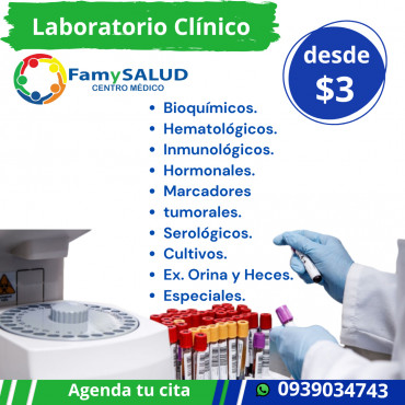  Trabajamos con los más altos estándares de calidad,exámenes confiable y precisos