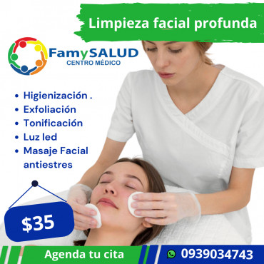 Es momento de una limpieza facial profunda. No es solo cuestión de belleza, es salud. 